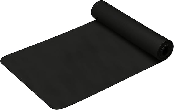 Yoga Mat Non Slip 5mm Thick Non Slip High Density Anti-Tear Exercise Mat with Carrying Strap Hot Yoga Mat for Pilates, Fitness, Gym, Stretching, Workouts, Floor, Home Yoga