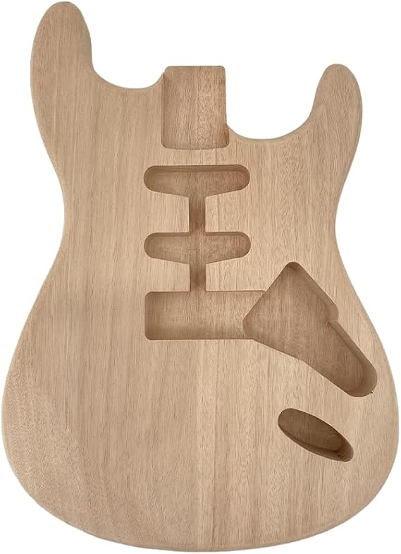 Mahogany Guitar Body - Unfinished Guitar Body Handcrafted Soild Wood