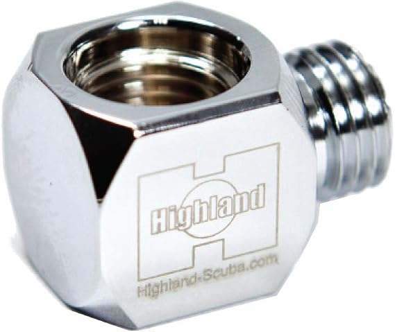 XS Scuba Highland 90 Degree Gauge Adapter