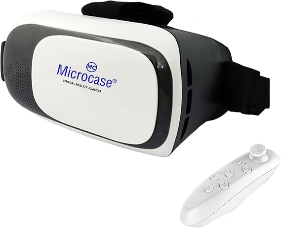 Microcase VR 3D Sanal Gerçeklik Gözlüğü + VR Kablosuz Bluetooth Kumanda-AL4755