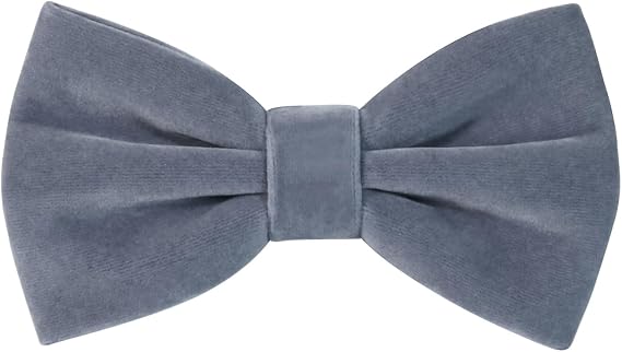 Bow Ties for Men, Mens Pre-Tied Bow Ties, Velvet Bow Ties for Men Adjustable Bow Tie for Wedding Party With Gift Box