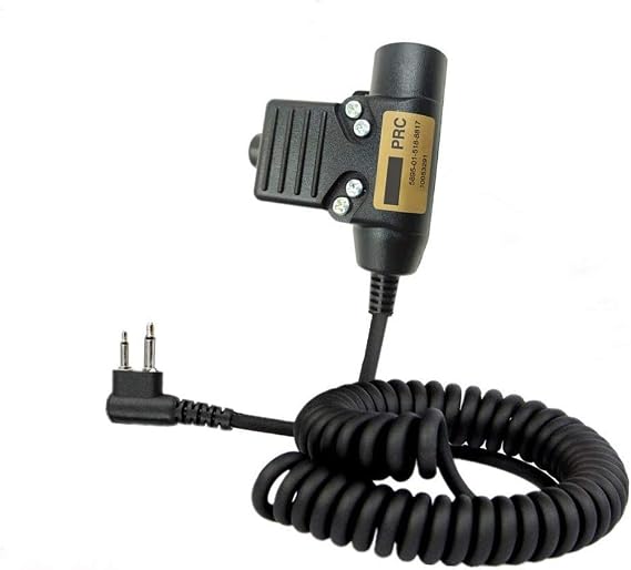 Amplified U94 PTT System for Comtac/MSA Sordin Compatible with Motorola 2-pin Radio