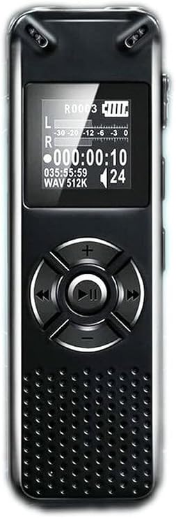 Professional Voice Activated Digital Audio Recorder Recording Dictaphone WAV MP3 Player
