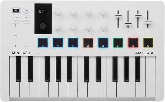 Arturia MIDI Keyboard Controller MiniLab 3 White
