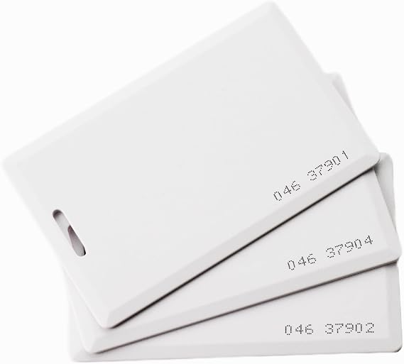 10 pcs 26 Bit Proximity Clamshell Weigand Prox Swipe Cards Compatable with ISOProx 1386 1326 H10301 Format Readers and Systems. for Commercial Access System