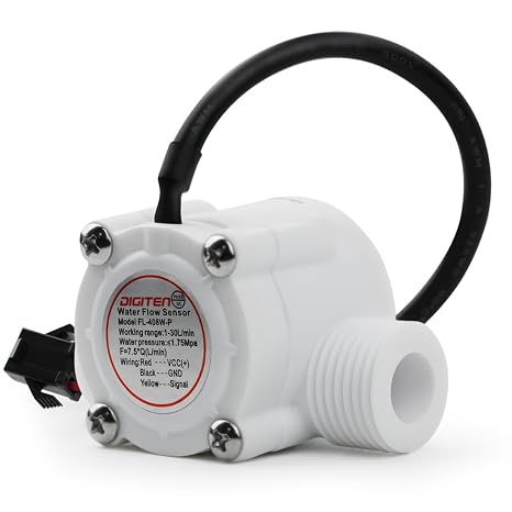 G1/2 Flow Hall Sensor BSP Thread, 1-30L/Min Flow Meter, POM Material Flowmeter Counter