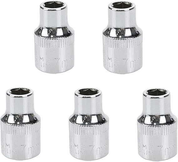 Shallow Socket 3/8 Inch Drive 7mm 6 Point -5pcs