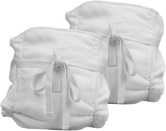 2 Pack Washable Reusable Baby Diaper Pants for Newborn Early Toddler Reusable Diaper Nursery Essentials