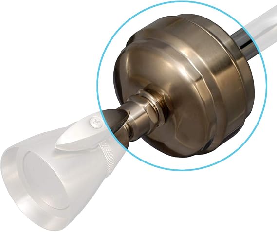 Sprite Industries Universal Shower Filter in Brushed Nickel