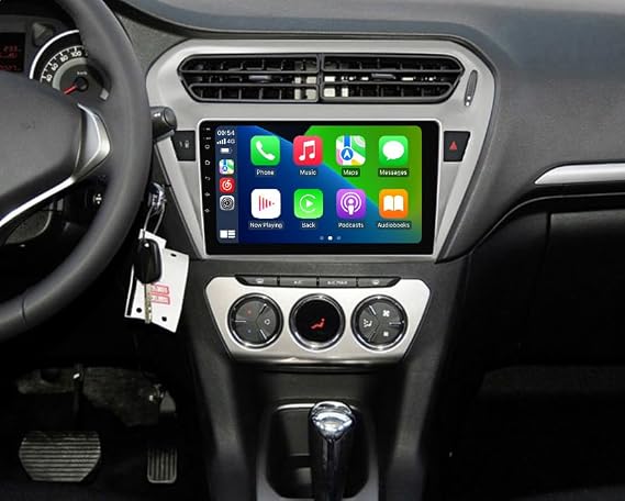 for Peugeot 301 for Citroen C-Elysee 2012-2016, Android 12 Stereo IPS Touch Screen Build in Wireless carplay Android Auto Bluetooth GPS Navigation 4-Core 232GB