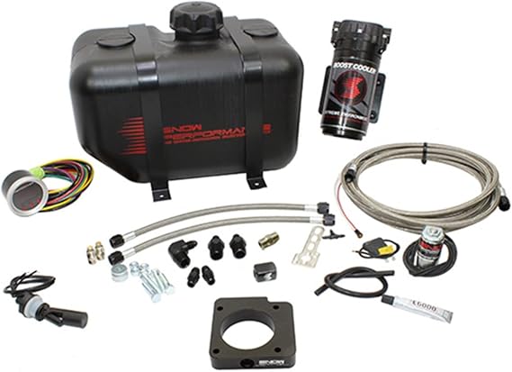 Snow Performance SNO-2110-BRD Injection Kit with SS Brd Line & 4AN Fittings (05-14 STI Stage 2 Boost Cooler Water-Methanol), 1 Pack