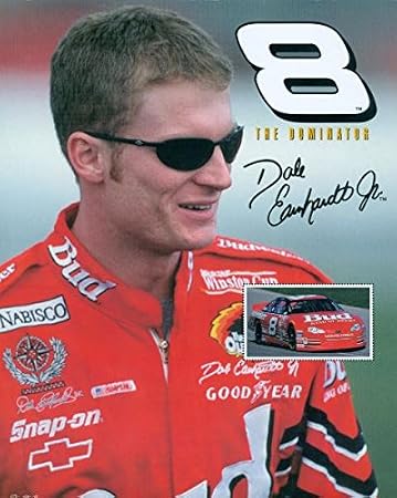 Autograph 125345 Auto Racing- Nascar The Dominator No. 8 Facsimile Dale Earnhardt Jr 8 x 10 in. Photo