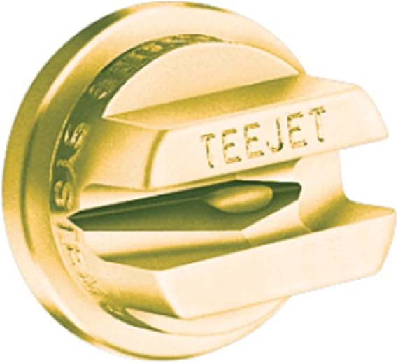 TeeJet OC-04 Off-Center Flat Spray Tip, Smaller Capacities, Brass