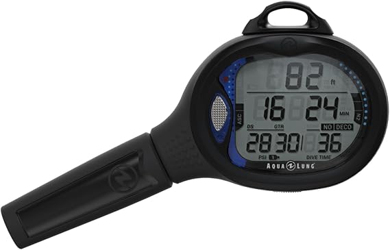 Aqualung i550C Dive Computer - Versatile Durable 3-Gas Computer Console with 3 Dive Modes, Bluetooth Data Transfer, Nitrox Mix Capability & Water Activation