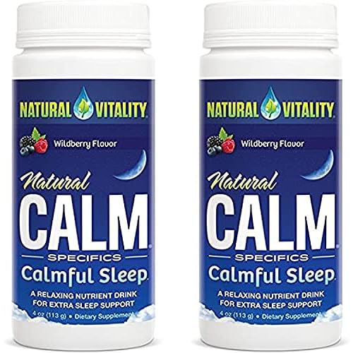 Natural Vitality Natural Calm Specifics Calmful Sleep Wildberry Flavor, 2 Pack