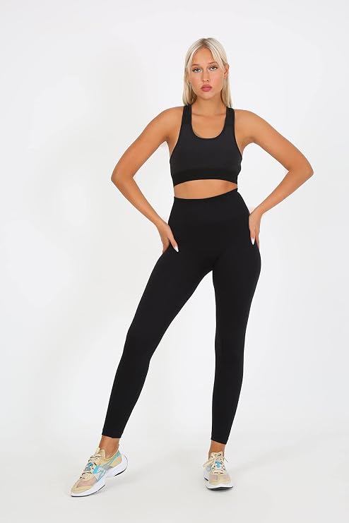 AuraFit 4036 Seamless Dikişsiz Push Up Toparlayıcı Yüksek Bel Uzun Tayt