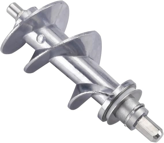 110mm Meat Grinder Screw Auger Mincer Meat Grinder Spare Parts Feed Screw Compatible for SS-1530000259, Compatible for Moulinex HV1 ME10 Kitchen Applicance