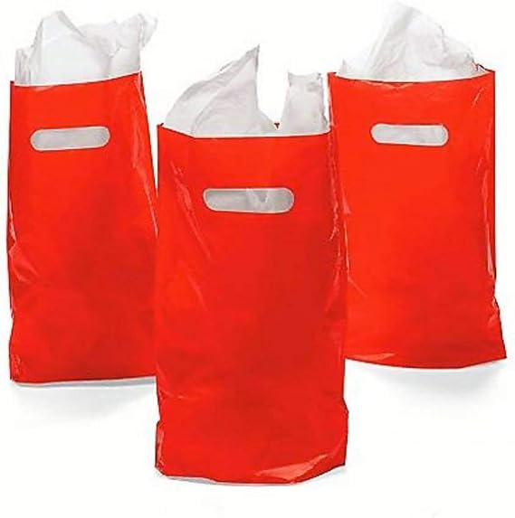 Red Plastic Bags 50 Count
