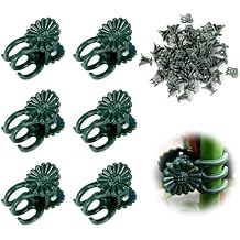 50 Pcs Plant Clips Orchid Clips,Plant Orchid Support Clips,Flower and Vine Clips,Garden Clips,Plant Clips for Climbing Plants