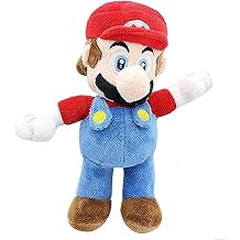 Super Mario Mario Plush Stuffed Toy Figure 6" Scale, Purple