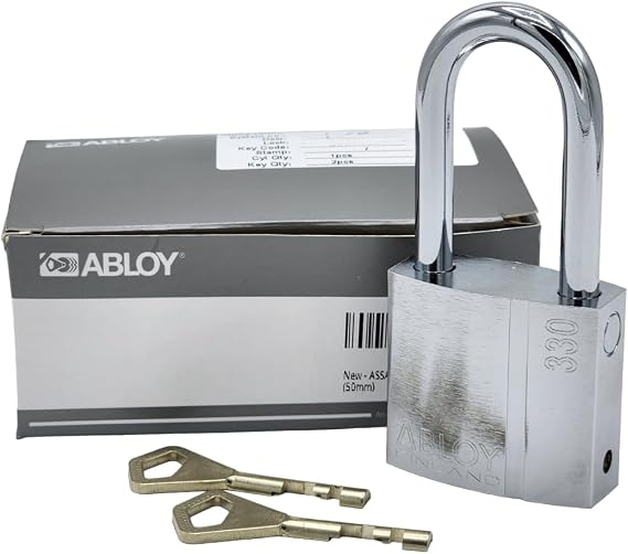 Abloy PL330C 25/50mm Shackle Classic High Security Keyed Padlocks (50mm)