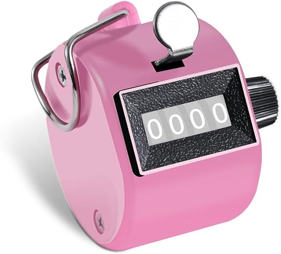 TESEAS Clicker Counter Handheld Tally Counter 4-Digit Number Click Counter