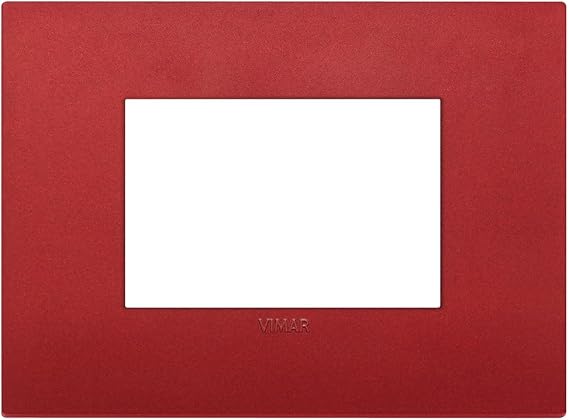 Vimar 19653.75 Classic Badge 3 Modules Red