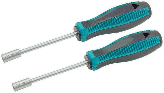 Screwdriver,5.5mm Hex Nut Screwdriver Socket Driver Hex Nut Key Wrench Screwdriver - Pack of 2