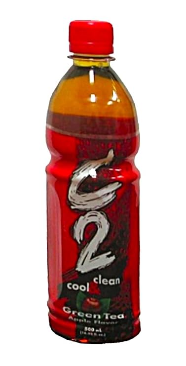 C2, Green Tea Apple Flavor, 16.91 oz