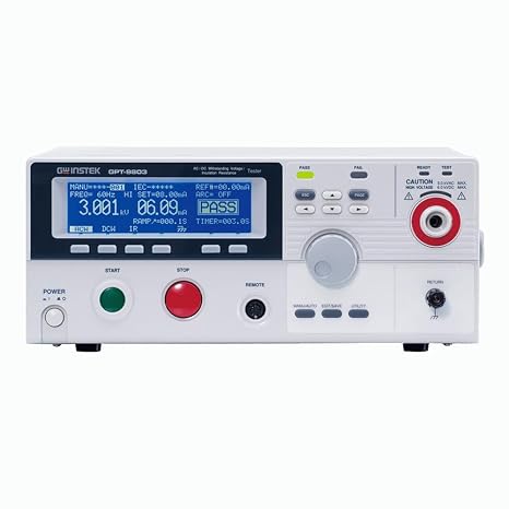 GW Instek GPT-9801 Safety Tester, AC, Withstanding Voltage, 200V