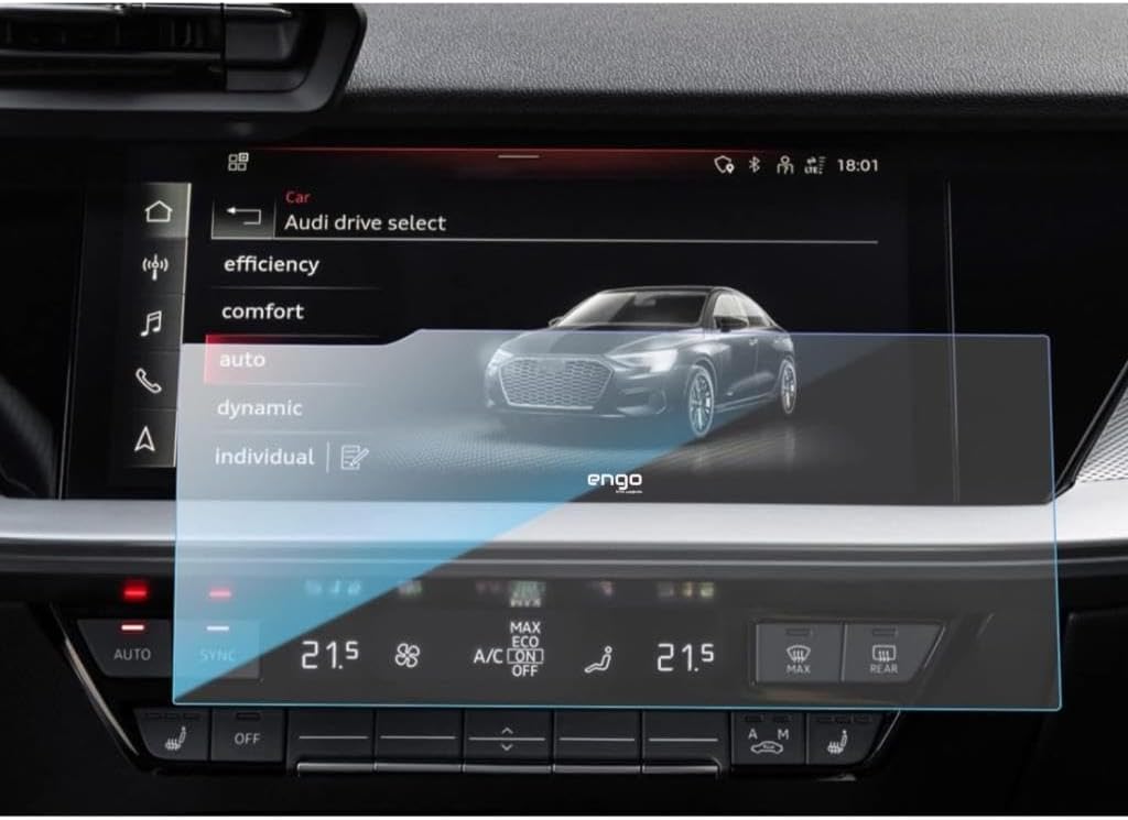 Engo Audi A3 Ekran Koruyucu 10.1 inç Multimedya Nano