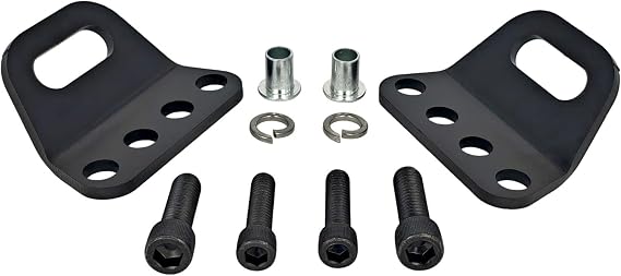EZROAD 66051 Rear Tie Down Bracket Kit Compatible with Harley-Davidson Touring 2010-up Motorcycle Black