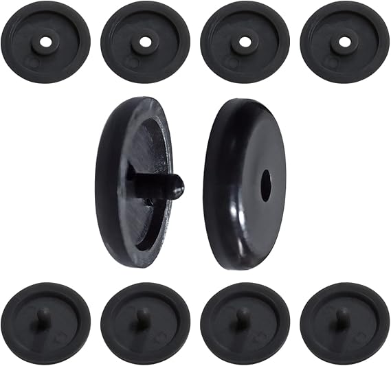 5 Sets Universal Fit Seatbelt Stopper Kit, Snap-on Seat Belt Button Stop