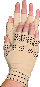Magnetic Therapy Gloves-Tan-Regular
