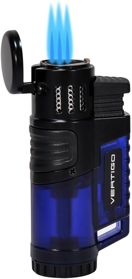 Vertigo Hawk Triple Torch Lighter (Blue)