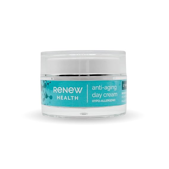 Renew Health Anti-Aging Day Cream & Face Moisturizer 1.7 Oz (50 mL)