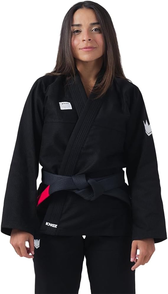 KINGZ Kore V2 Womens Jiu Jitsu Gi IBJJF Legal, Lightweight Kimono, Reinforced Stitching, Cord Drawstring