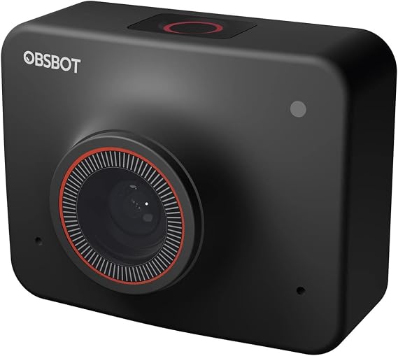 OBSBOT 4K Ultra HD AI-Powered Webcam with AI Auto Framing, Auto-Focus, HDR & 4X Digital Zoom