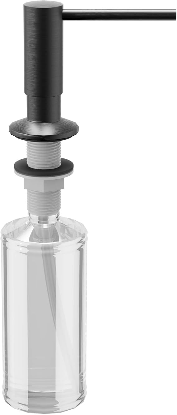 Karran SD35 Kitchen Soap/Lotion Dispenser in Gunmetal Grey