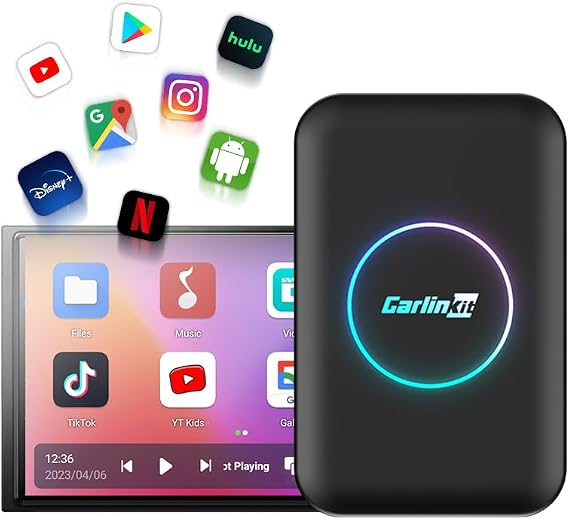 Carlinkit Lite CarPlay ai box kablosuz adaptörü YouTube netflix için, Kablolu CarPlay'ı Kablosuz Apple CarPlay ve Kablosuz Android Auto'ya Dönüştür, Fabrika Kablolu CarPlay ve Android Auto Arabaları