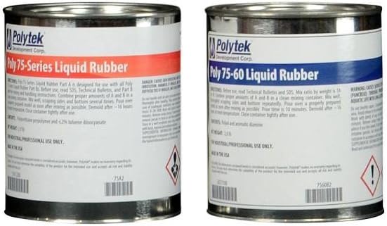 Polytek 75-60 Liquid Polyurethane Rubber (4lb Kit)