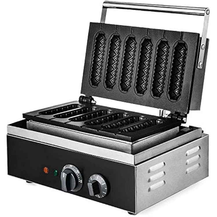 Yaufey Comercial Single Belgian Waffle Maker Stainless Steel Fixed