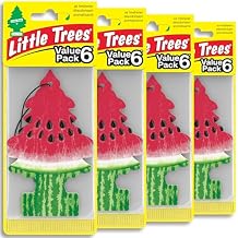 LITTLE TREES Car Air Freshener | Hanging Tree Provides Long Lasting Scent for Auto and Home | 24 Air Fresheners |Watermelon