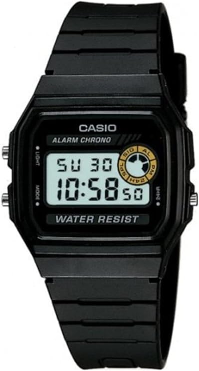 CASIO Herren-Armbanduhr Digital Quarz mit Kautschukarmband F-94WA