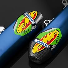 FMF Exhaust Factory 4.1 Decals 2 Pack (Green) (FMF-GRN-GLS)