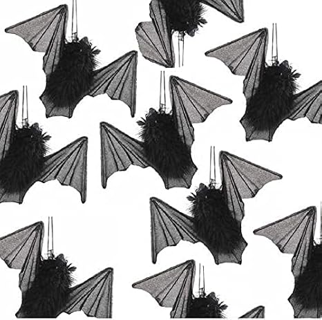 Group of 12 Black Halloween Bats by Factory Direct Craft