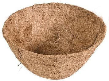 Panacea 84166 Round Coco Fiber Replacement Liner, 10" (Pack of 24)