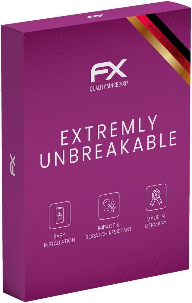 atFoliX Glass Film Compatible with Tecno Pova 7 Pro Tempered Glass Film 9H Hybrid Glass FX Protective Tempered Glass Film