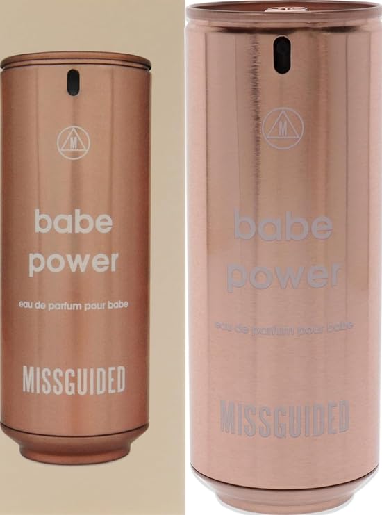 Missguided Babe Power - Floral Fruity Fragrance For Women - Top Notes Of Apple And Rhubarb - Middle Notes Of Jasmine And Peony - Base Notes Of Musk And Cotton Candy - 2.7 Oz Edp Spray