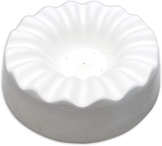 6" Ruffled Slump Mold